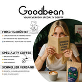 Santos | Koffiebonen 2500g - 100% Arabica uit Brazilië | voor espresso, cappuccino of sterke filterkoffie | Omni gebraad | Klassieke koffie - de perfecte kennismaking met speciale koffie