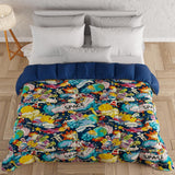 PETTI Artigiani Italiani - Winterquilt, Winterquilt, Eenvoudige quilt, Dubbelzijdig, Monocolor en digitaal printen, 100% hypoallergene microvezel, Made in Italy Naty Shop quilts en quilts
