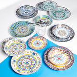 18-delig porseleinen servies, 6 verschillende bordensets, Andalusië