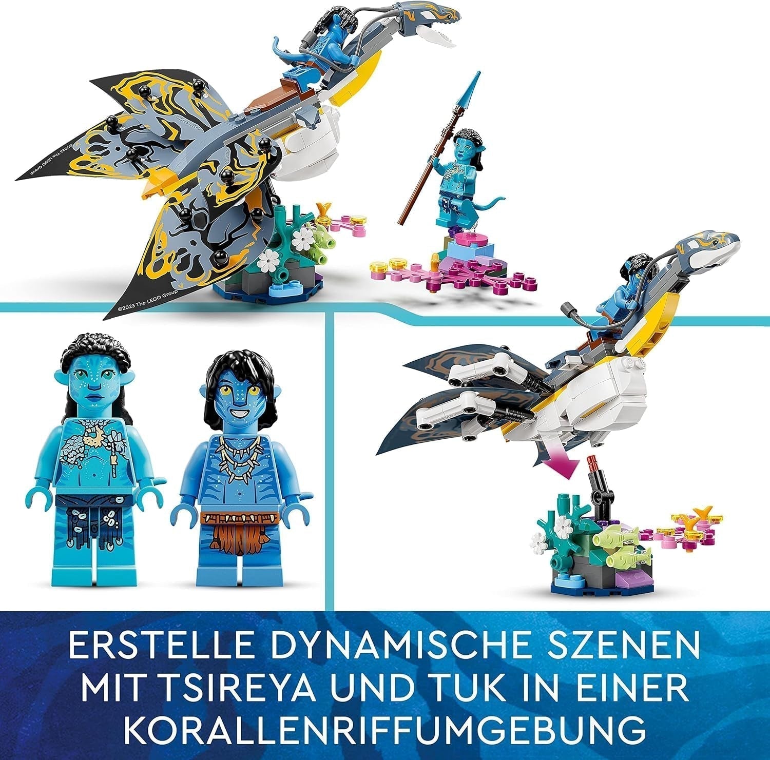 LEGO Avatar The Discovery of Ilu Water Path Bouwspeelgoed met onderwaterfiguur Pandora verzamelset voor kinderen en filmfans vanaf 8 jaar 75575 Bouwsets Besuchen in LEGO-Store