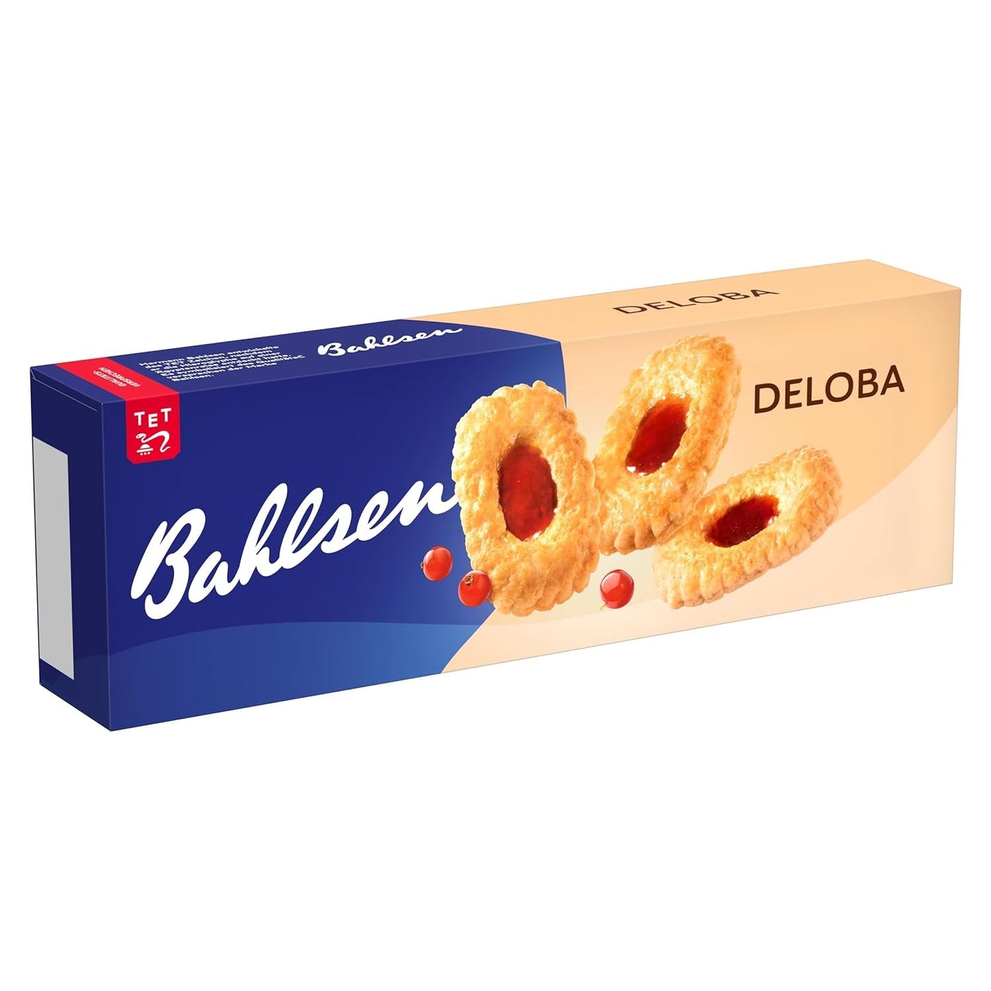 Bahlsen Deloba - 1 pakje - Bladerdeeg van zwarte bessen en kersen (1 x 100 g)