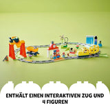 LEGO DUPLO Grote interactieve spoorbaan, bouwspeelgoed voor peuters vanaf 3 jaar, Push & Go-locomotief met licht en geluid, baanonderdelen, educatief speelgoed voor kleuters 10428 Bouwsets Beuche bij LEGO-Store