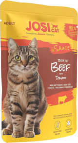 Multipack Gemengde Selectie in Saus (12 x 85 g) | Volwassene | Premium natvoer in saus voor volwassen katten Multipack mythe 4 Sorten | Ohne Konservierungsmittel | 12 pakjes