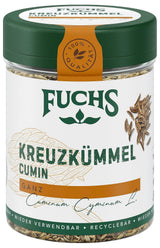 Fuchs Gewürze - Kreuzkümmel ganz - Orientalisch-nussige Note für Falafel und Linsengerichte - natuurlijke ingrediënten - 60 g in wiederverwendbarer, recyclebarer Dosis