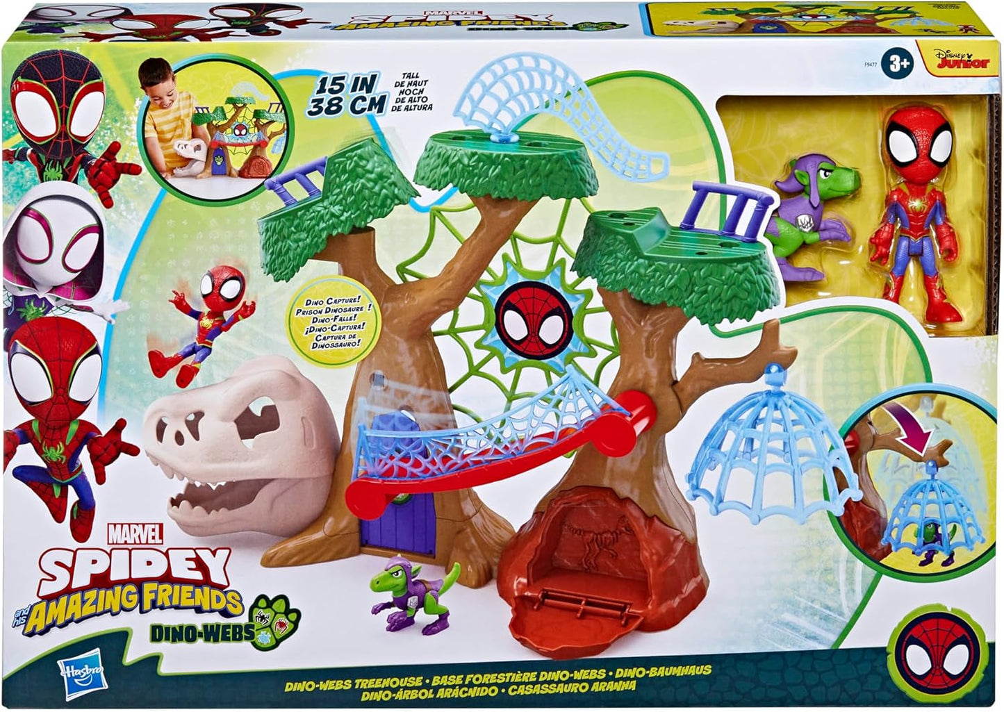 Marvel Spidey en zijn supervrienden Dino Treehouse superheld speelset actiefiguren Naty Shop