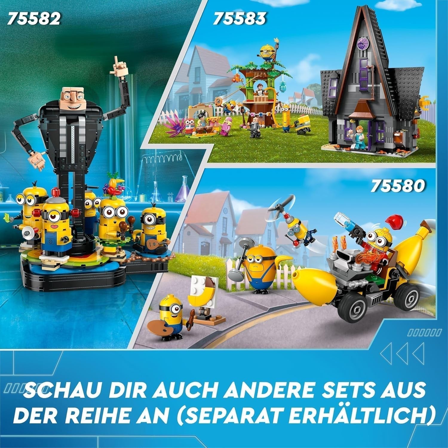 LEGO I - Simply Incorrigible 4 Minions en de Bananenmachine Speelset voor I - Simply Incorrigible 4 Kinderspeelgoed Minions Creatief cadeau voor jongens en meisjes vanaf 6 jaar 75580 Bouwsets Beuche in LEGO-Store