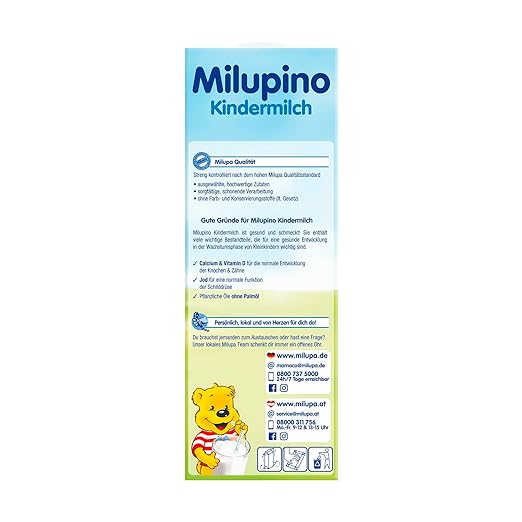 Milupino babymelk kant en klaar (6X1L), vanaf 1 jaar, voor kleine kinderen in de groeifase Naty Shop