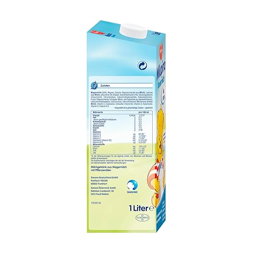 Milupino babymelk kant en klaar (6X1L), vanaf 1 jaar, voor kleine kinderen in de groeifase Naty Shop