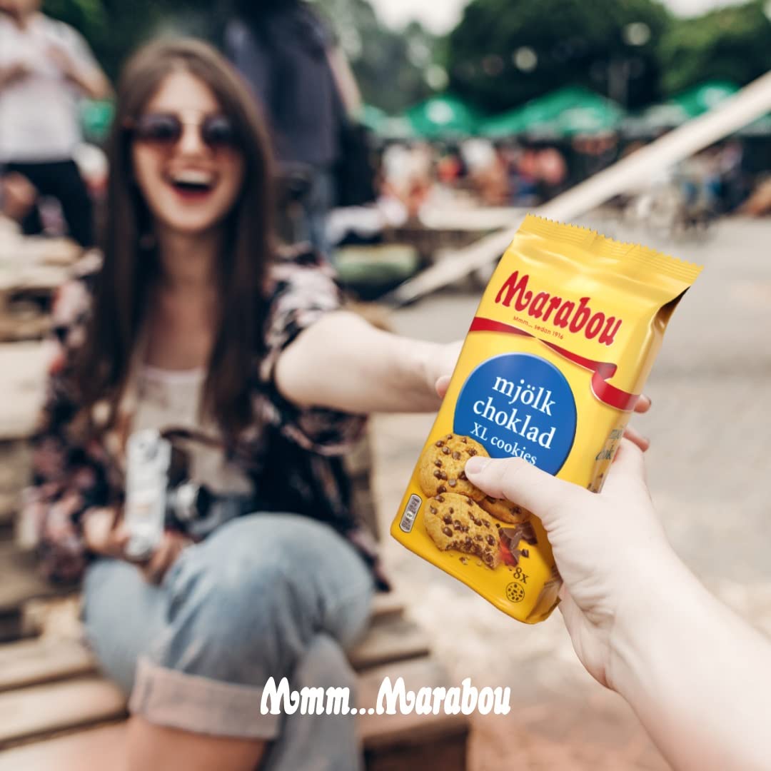 Daim Koekjes Marabou Daim XL 10x184 g - Krokante stukjes Daim in een heerlijk koekje