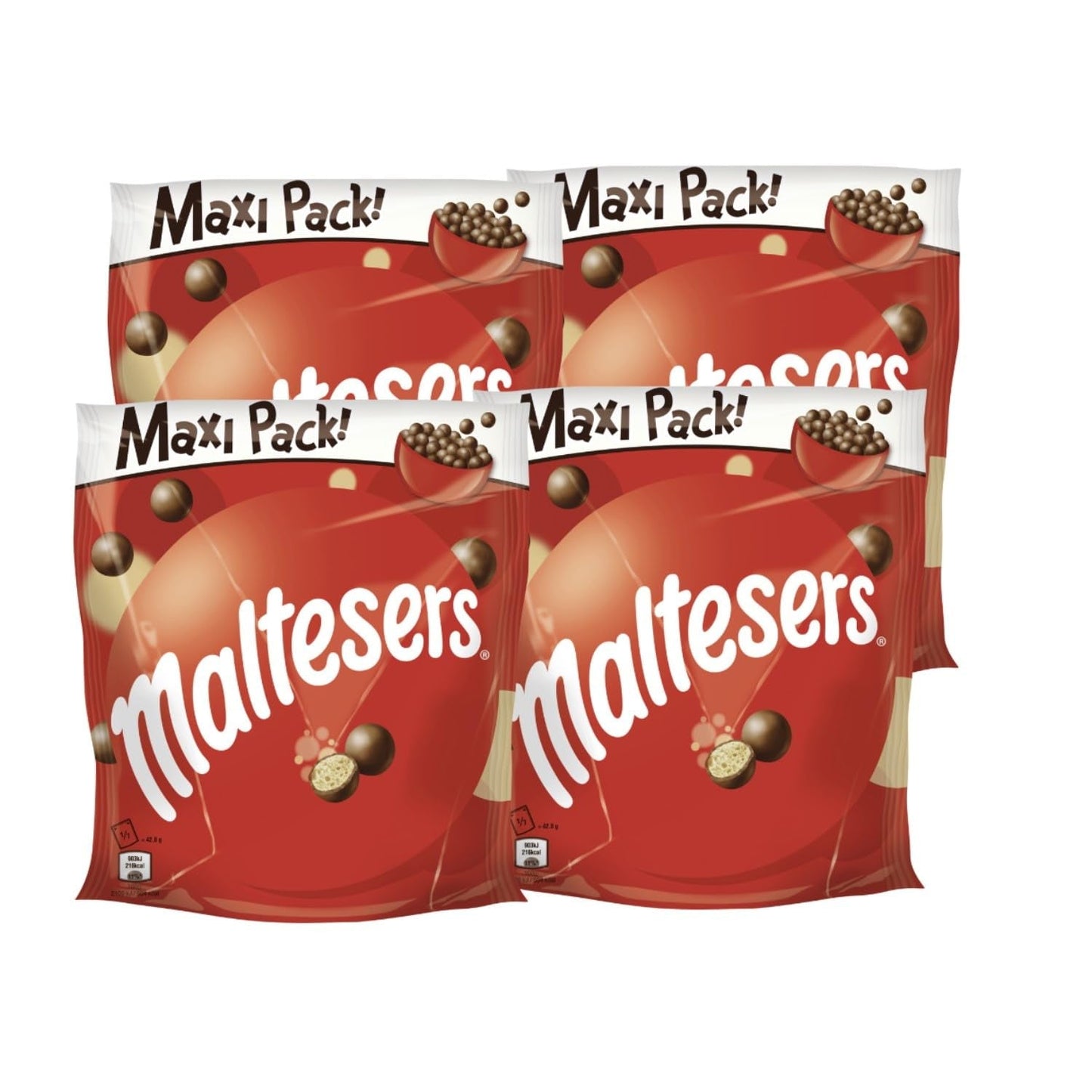 Maltesers, chocoladeballetjes met een knapperige en lichte kern, luchtig, chocoladesnack, 1 pakje (1 x 300 g)