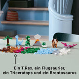 LEGO Classic Creatieve dinosaurussen bouwset met diermodellen en figuren gemaakt van stenen, fantasierijke speelervaring, cadeau voor jongens en meisjes vanaf 5 jaar oud, inclusief T.Rex en Triceratops 11041 Bouwsets Besuche den LEGO-Store