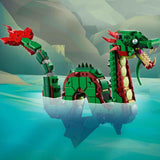 LEGO Creator 3In1 Groene Draak - Speelgoed - Kan worden omgezet in een zeeslang of feniks - Dierenbouwspeelgoed voor kinderen - Cadeau voor jongens en meisjes vanaf 9 jaar 31161 Bouwsets Besuche den LEGO-Store