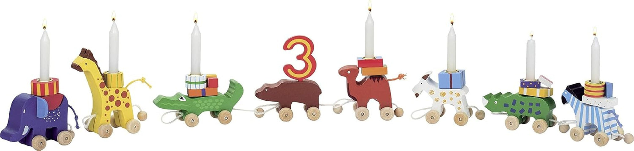Goki GK108 - Verjaardag Caravan Actiefiguren Naty Shop Een enkel pakket