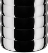Alessi Kalistò 2 CB02 - Keukenpot in roestvrij staal 18/10 met aluminium knop, 114 cl, zilver Voedselbewaardozen Naty Shop