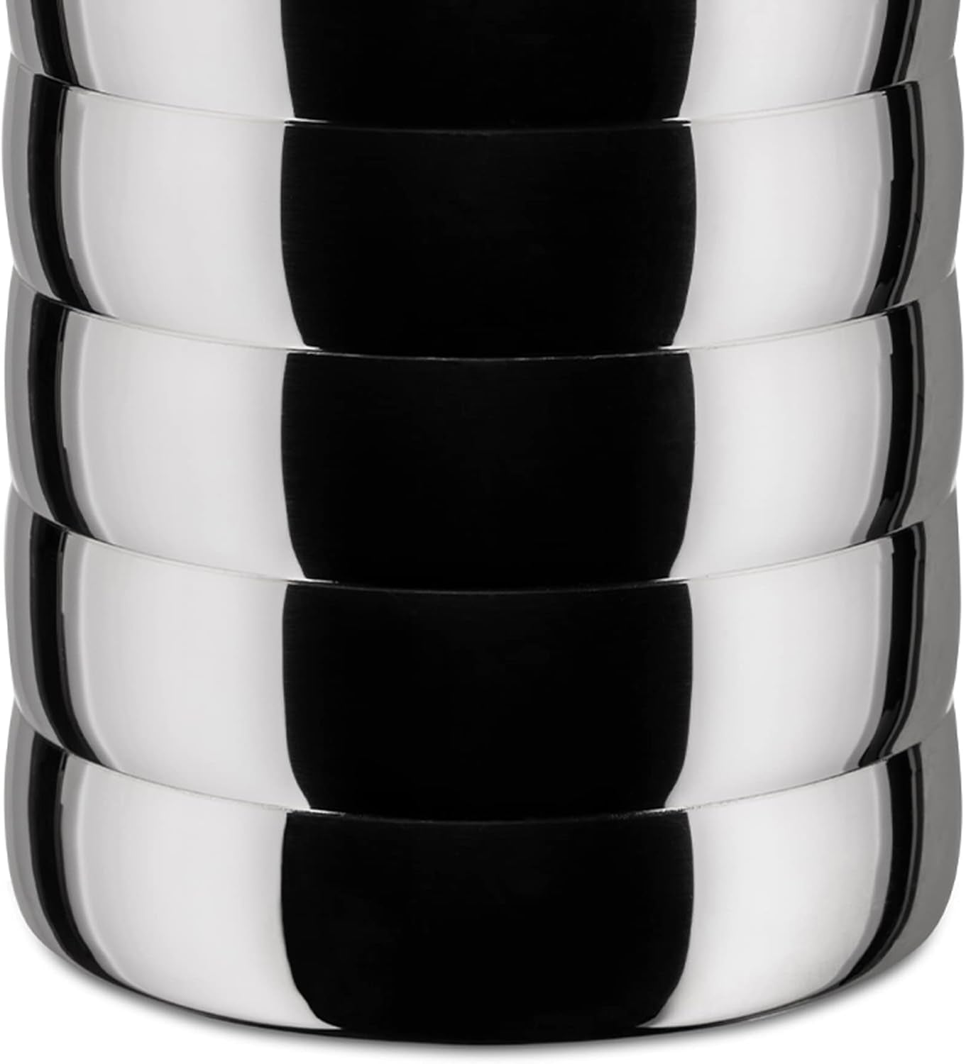 Alessi Kalistò 2 CB02 - Keukenpot in roestvrij staal 18/10 met aluminium knop, 114 cl, zilver Voedselbewaardozen Naty Shop