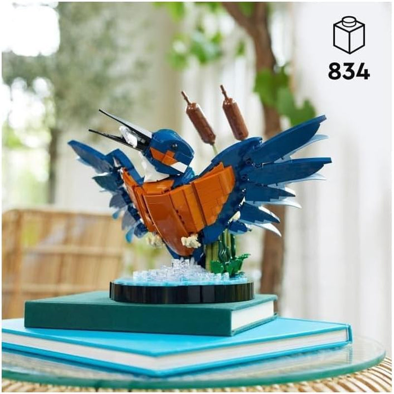LEGO Icons Kingfisher modelbouwset voor volwassenen, vogelfiguur voor woonkamer of kantoor, huis- en kantoordecoratie, cadeau voor vogelliefhebbers en ornithologen, dames en heren 10331 Bouwsets Besuche in LEGO-Store