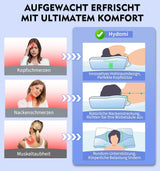 Nekkussen van traagschuim Ergonomisch orthopedisch kussen voor nek- en schouderpijn - Verkoelend slaapkussen voor zij-, rug- en buikslapers met neksteun Cervicale orthopedische kussens Naty Shop