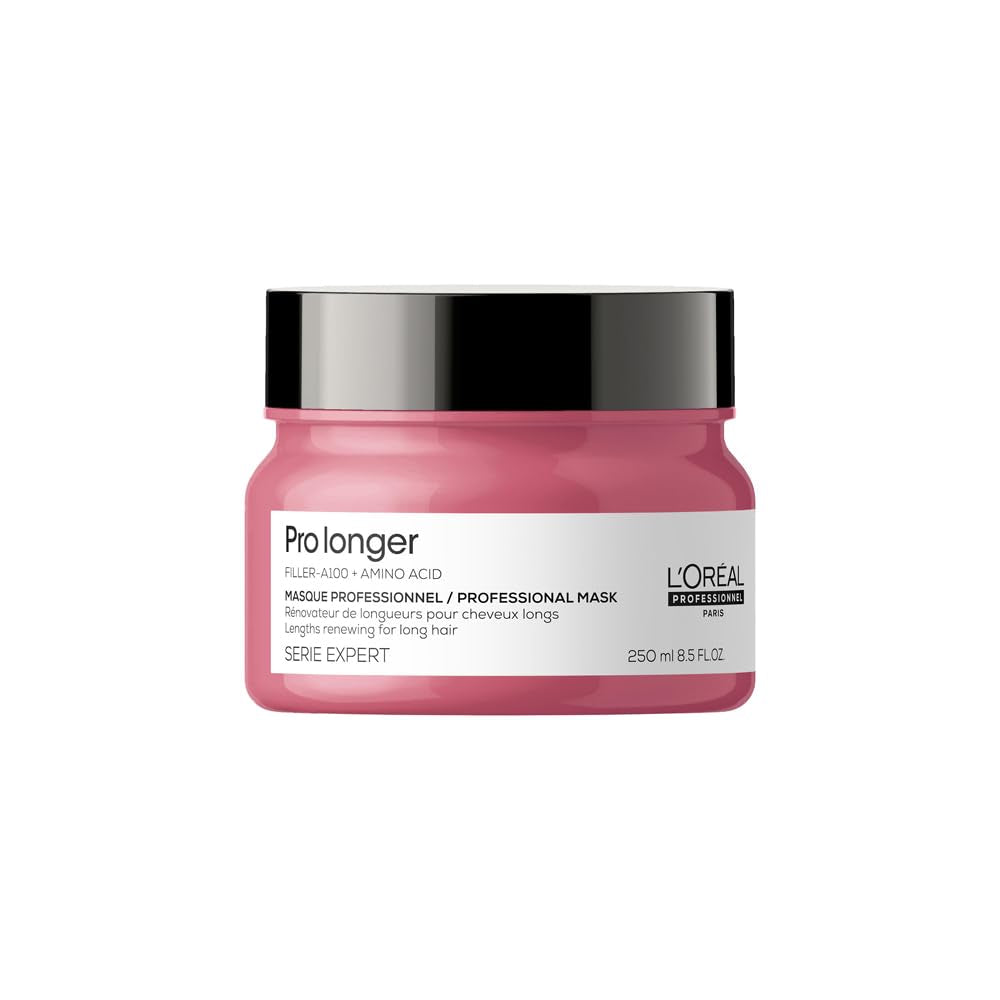 L'Oréal Professionnel Haarversterkend masker voor lang en dun haar met vulmiddel A-100 en aminozuren, Series Expert, Pro Longer Mask Haarmasker Naty Shop 250 Ml (1 pak)
