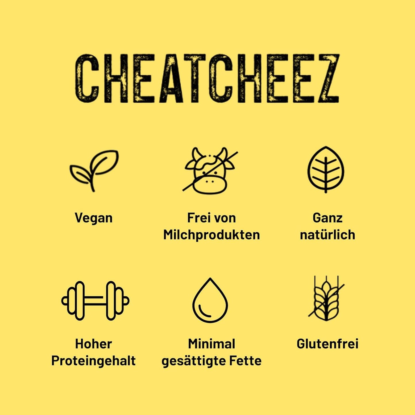 Gekweekte voedingsmiddelen CHEATCHEEZ Veganistische Goudse saus - Lactose- en glutenvrij