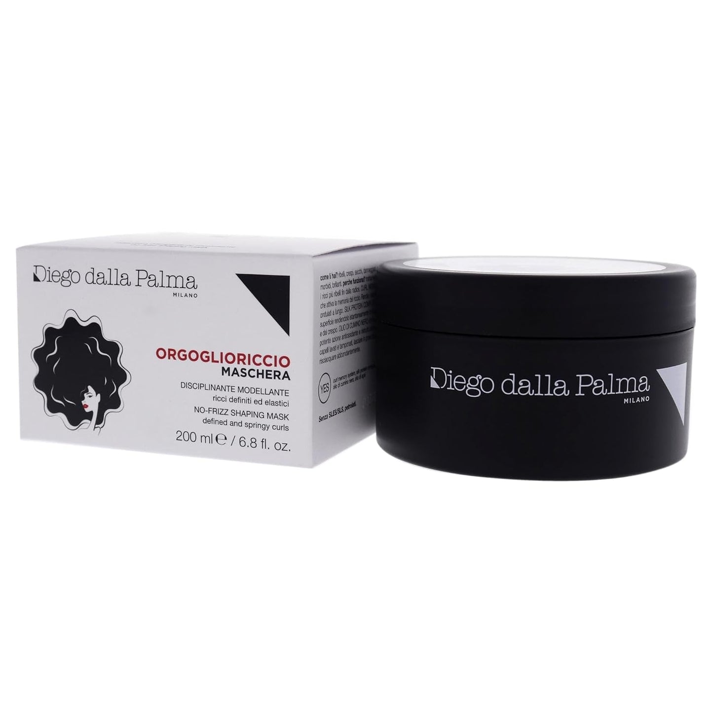 Orgoglioriccio Masker 200ml overheidsontwerp Haarmasker Naty Shop