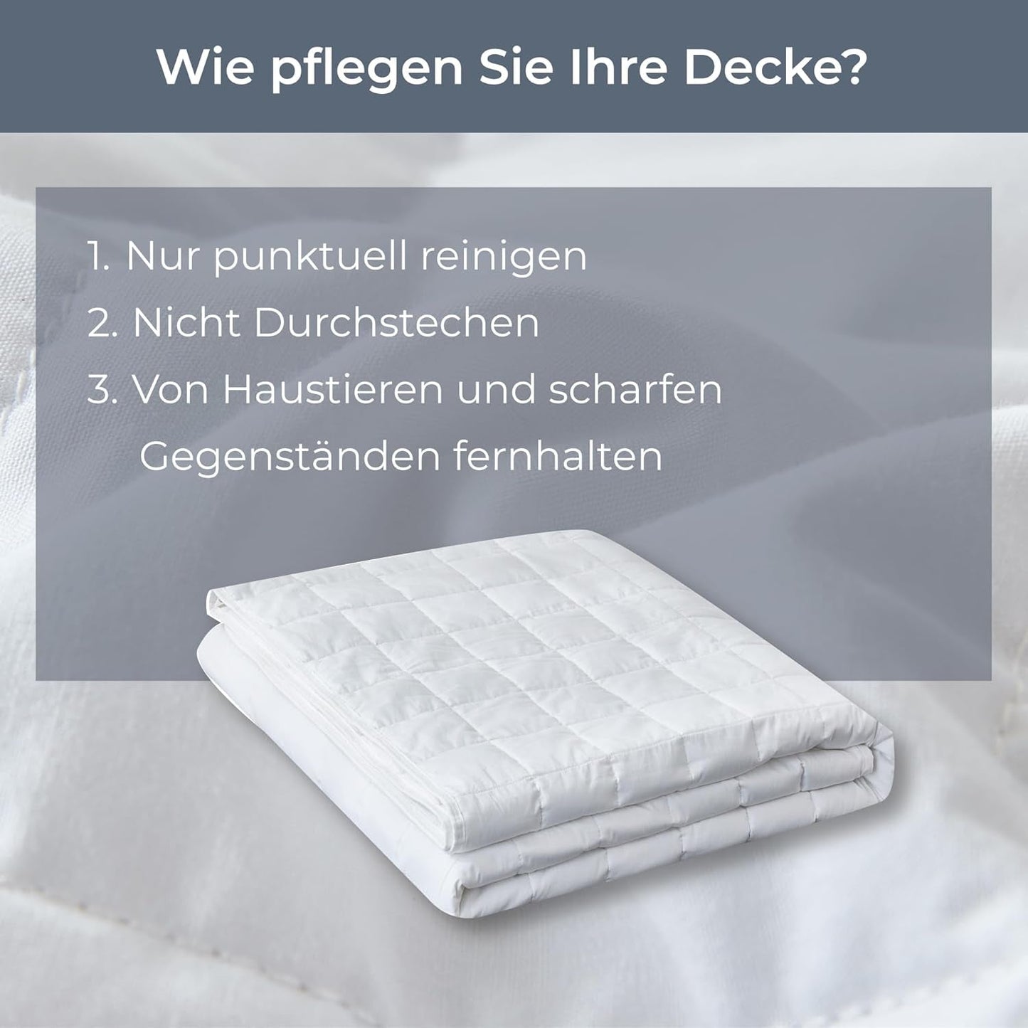 Degrees of Comfort verzwaarde deken 135X200Cm 7Kg, anti-stress therapiedeken gemaakt van 100% katoen, zware deken Verzwaarde deken voor volwassenen Kan de slaap verbeteren en stress verminderen Graden van comfort Bedden en dekens