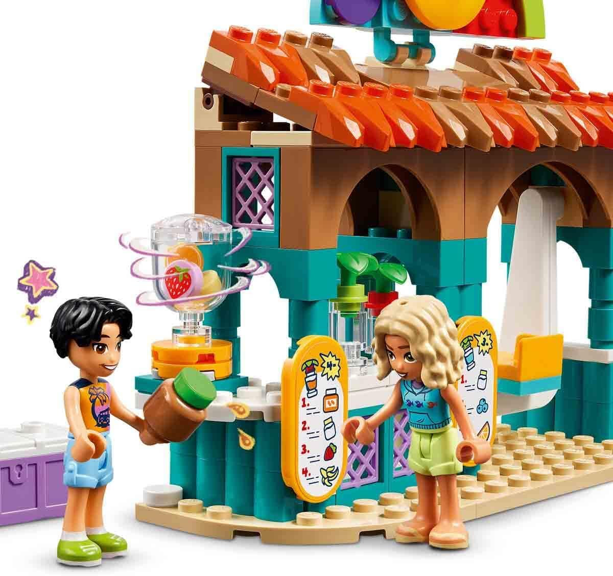 LEGO Friends Smoothiekraam op het strand Rollenspelspeelset Cadeau-idee voor meisjes en jongens vanaf 6 jaar met speelfiguren Schildpad en accessoires Sociaal ontwikkelingsspeelgoed 42625 Bouwsets Bekijk de LEGO-Store