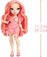 Rainbow High Fashion Doll - Pinkly Paige - Roze modepop in mode-outfit - met bril en ruim 10 kleurrijke speelaccessoires - Ideaal voor 4-12 jarigen en verzamelaars