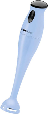 Clatronic Stabmixer/Pürierstab/Blender/Stab-Mixer/Stick/Mixstab SM 3577; Edelstahl-Schlagmesser; Voor Smoothie, Kürbispüree, Babybrei, Milchshake; Mit Mixbehälter (500 ml); 180 Watt; Roze Keuken Naty Shop Blauw