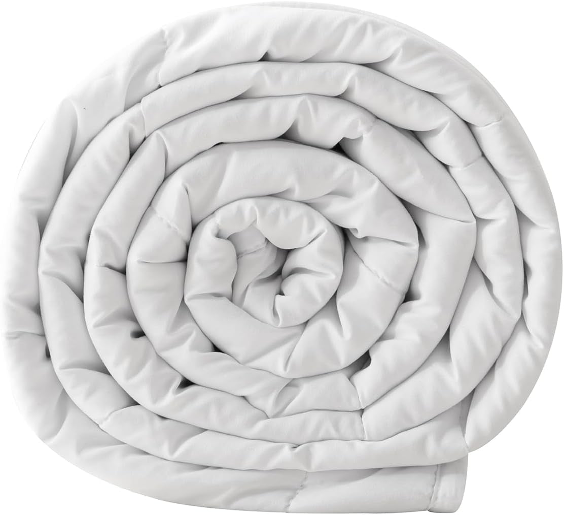 Good Nite tweepersoonsbed, 4,5 Tog, zomerdekbed, dubbel dekbed, wit, dekbed, polyester, zacht en lichtgewicht en machinewasbaar met hoekbanden (tweepersoonsbed 200 x 200 cm) Dekbedden en dekbedden Naty Shop 4,5 Tog tweepersoonsbed 200×200 cm