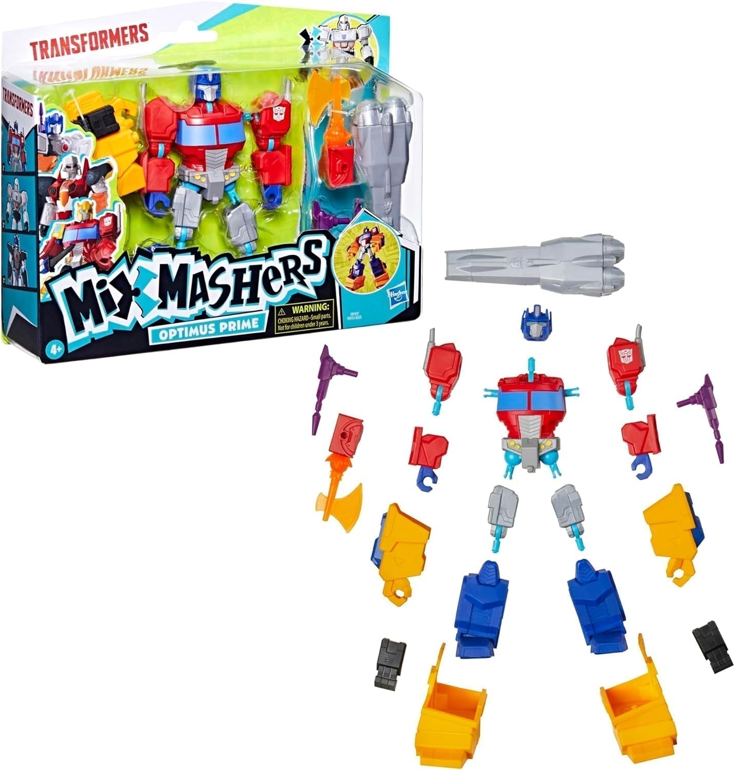 Transformers Mixmashers Optimus Prime Aanpasbare Deluxe actiefiguren en accessoires Actiefiguren Naty Shop