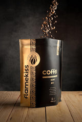 Koffiebonen 1 kg – Arabica- en Robusta-espressobonen van hoge kwaliteit, met de hand gebrand boven een houtvuur voor een rijke en aromatische koffie-ervaring met hele bonen