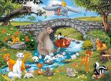 Ravensburger puzzel voor kinderen - 10947 Animal Friends Family - Disney puzzel voor kinderen vanaf 6 jaar, met 100 stukjes in XXL formaat Puzzel Naty Shop