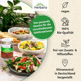 Herbaria Wilde Hilde bio 100g M-Dose-fertige Bio-Gewürzmischung - Saladegewürz für ausgefeilte Salade - mit erlesenen Ingrediënt - in nachhaltiger Aromaschutz-Dose