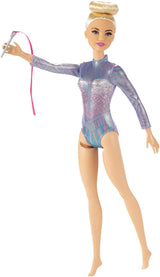 Barbie Je kunt alles zijn Serie Blond haar Ritmische gymnastiekaccessoires Pop inbegrepen Kindercadeau Speelgoed Leeftijd 3+ GTN65