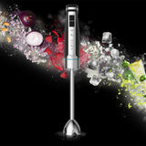 Cecotec Handmixer Powergear 1500 - Klingen Aus Titanium Beschichtung, 21 Geschwindigkeitsstufen, 1500 W, Inclusief Glas Met Deckel. (Schwarz en Edelstahl, XL) Keuken Naty Shop