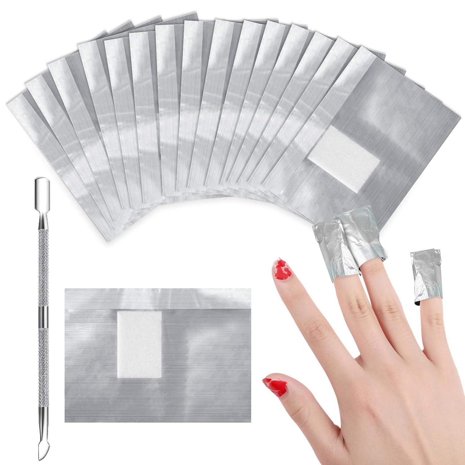 Qufiiry 300 Stück Fusselfreie Nageltücher, Pluisvrije Nageldoekjes, Fusselfrei Nagel Wattepads, Nagel Wischtücher Für Cleaner Gelnägel Nagellackentferner Wattepads Nageldoekjes Pads