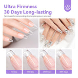 Saviland Solid Nail Tip Lijm: 2 stks 15G Kunstmatige Nagellijm Extra Sterke Lijm Druk Op Nagels UV Lijm Gel Nagellijm Voor Vrouwen Thuis Salon DIY UV/LED Lamp uitgehard
