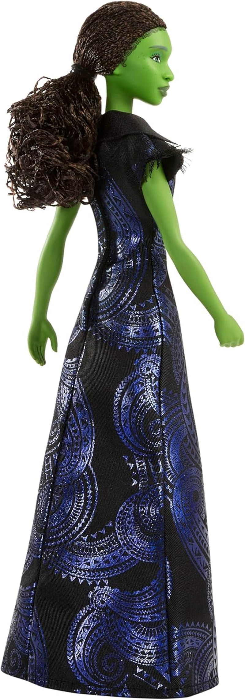 Mattel Wicked: for Good zingende Elphaba modepop van Universal Pictures met afneembare, op film geïnspireerde outfit zingt "for Good" in het Engels, JFM09