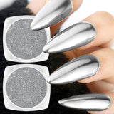 White Pearl Chrom Nagel Pulver, Iriserende Aurora Pulver Metallic Spiegel Effect Glitter Pulver Pearlescent Eis Transparant Meerjungfrau Pigment Perle Glitter Staub Für Nail Art Decoratie