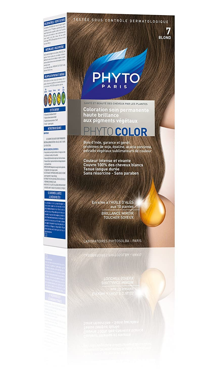 Permanente haarkleuring, 5.3 Licht goudbruine haarverf Naty Shop Zwart