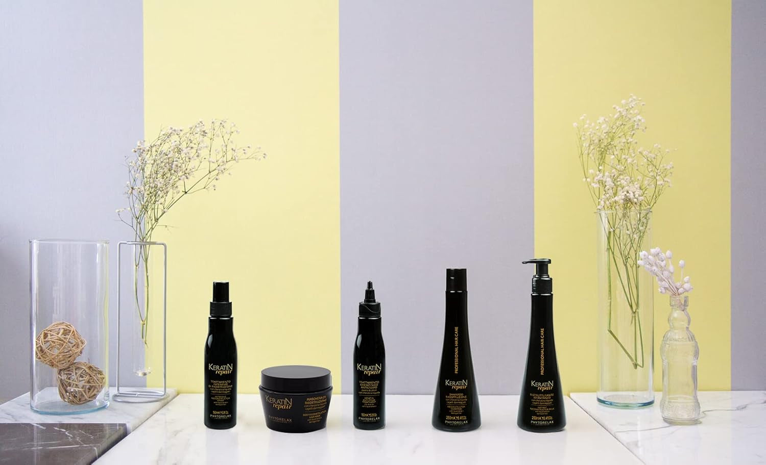 Phytorelax Haarverzorging Keratine Anti-Frizz 150 ml, Prijs/100 ml: 4,63 EUR 150 ml Haarmasker Naty Shop