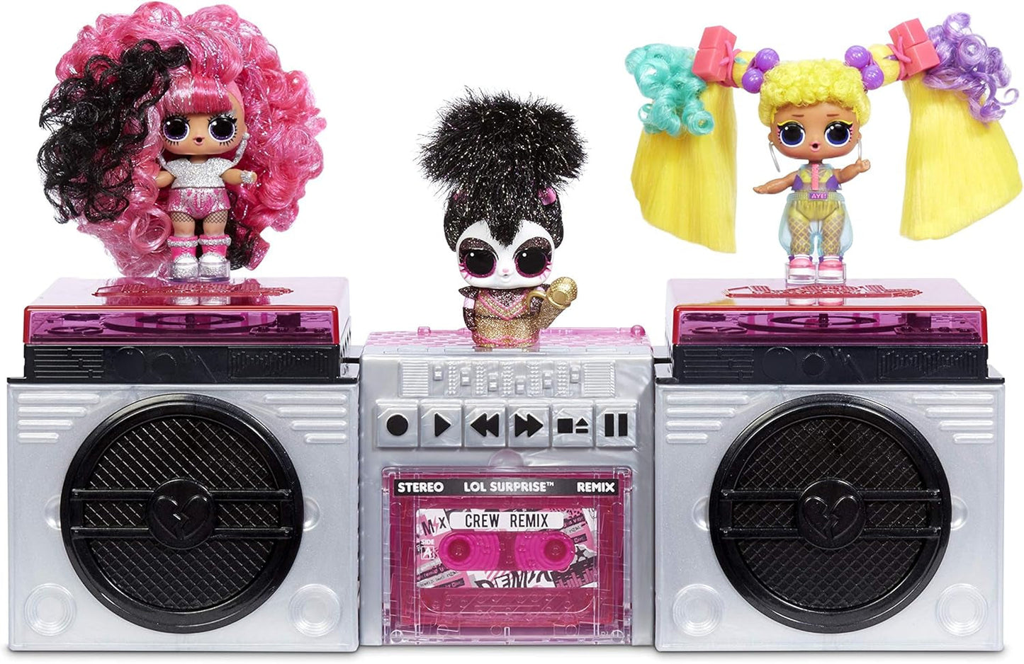 L.O.L. verrassing! 566977E7C Remix haarflippoppen - Collector's item - 15 verrassingen - Met haarkapje, accessoires en muziek Naty Shop Remix Dolls Pets