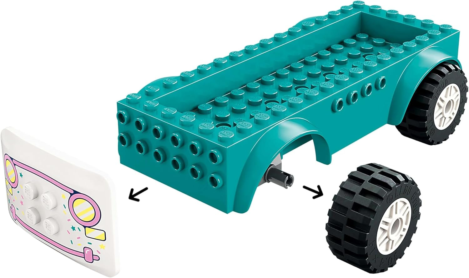 LEGO Friends Heartlake City IJscowagen Fantasiespelset 2 figuren en een konijntje Bouwset 4 jaar oude meisjes Speelgoedfiguur Minifiguur Bouwspeelgoed 42644 Bouwsets Bekijk de LEGO-Store