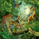 Ravensburger Kinderpuzzel - 09317 De fascinatie van dinosaurussen - Legpuzzel van 3X49 stukjes voor kinderen vanaf 5 jaar Puzzel Naty Shop