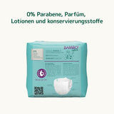 Bambo Nature Luiers voor baby's, maat 0 (1-3 kg), 144 stuks, maanddoos | Premium luiers met verbeterde lekbescherming | Ultiem comfort en vrijheid voor pasgeborenen | Dermatologisch geteste luiers