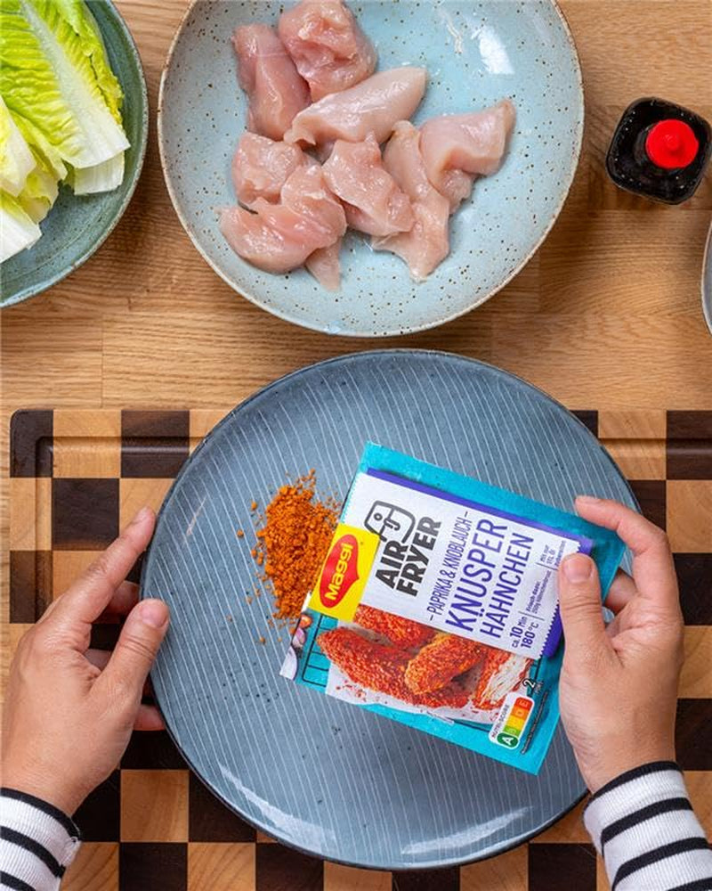 MAGGI Airfryer Knusper Hähnchen - Paprika en Knoblauch, 1er-pakket (1 x 39 g)