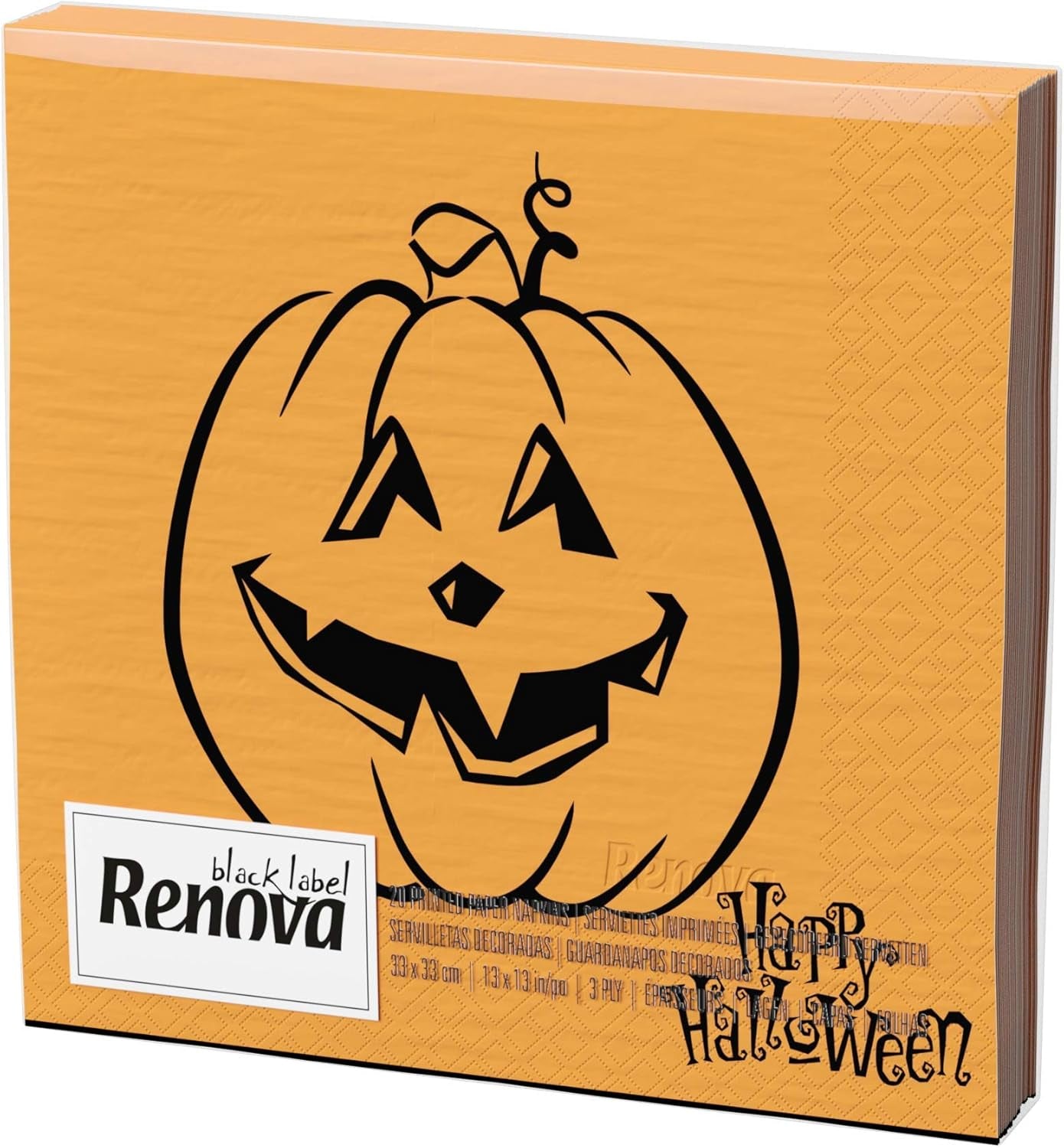 Renoveer Halloween-servetten - 20 papieren servetten