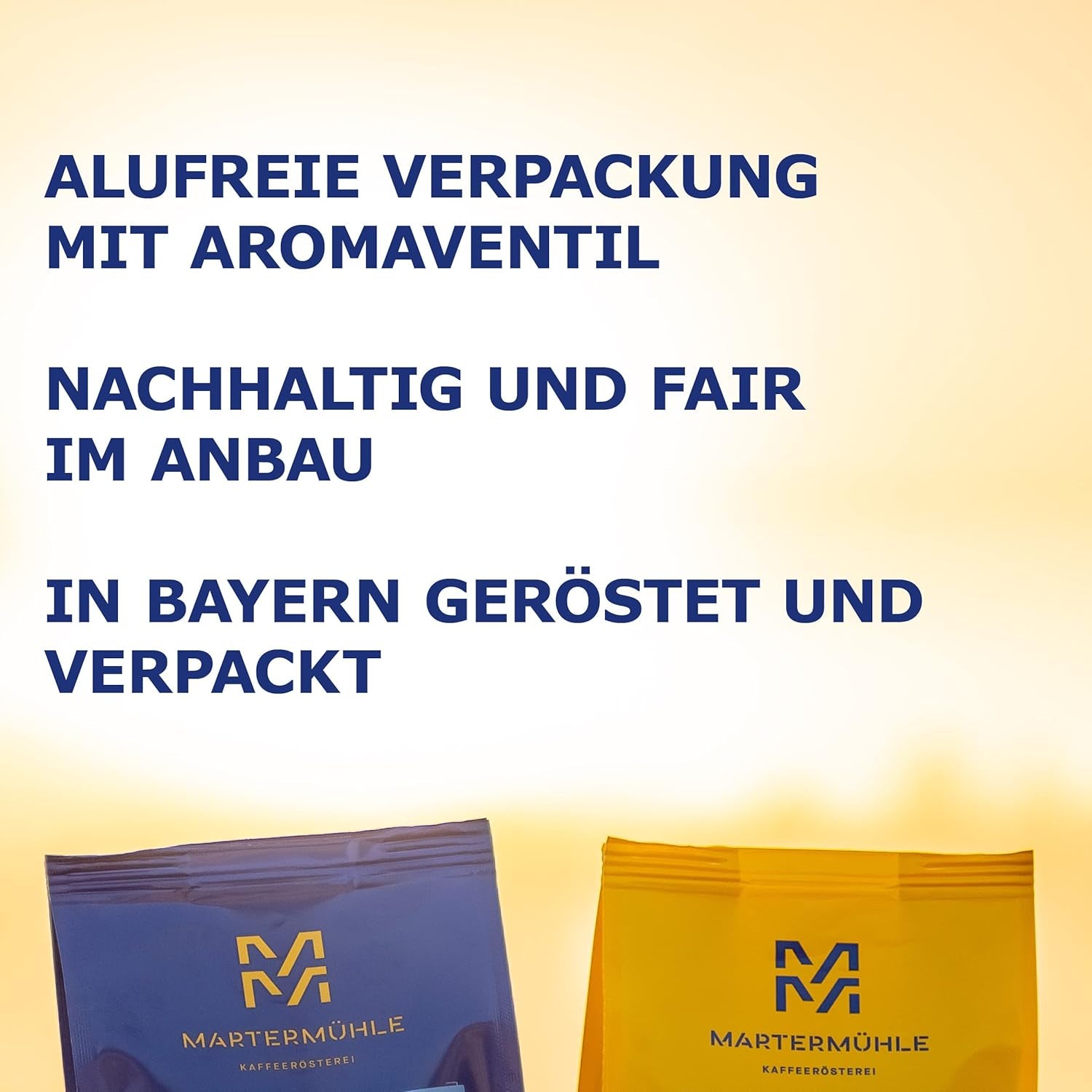 Espressobonen Martermühle Cioccolato 500g Sterk | Arabica/Robusta | Smaken: Macadamianoten, melkchocolade | Licht gebrande hele espressobonen, lage zuurgraad