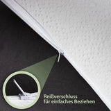 Maxxgoods Orthopedisch kussen Visco gelschuim neksteunkussen met aloë vera beschermhoes en 100% katoenen binnenhoes - kussen voor buik-, rug- en zijslapers (42 cm x 70 cm x 12 cm) Cervicale orthopedische kussens Naty Shop