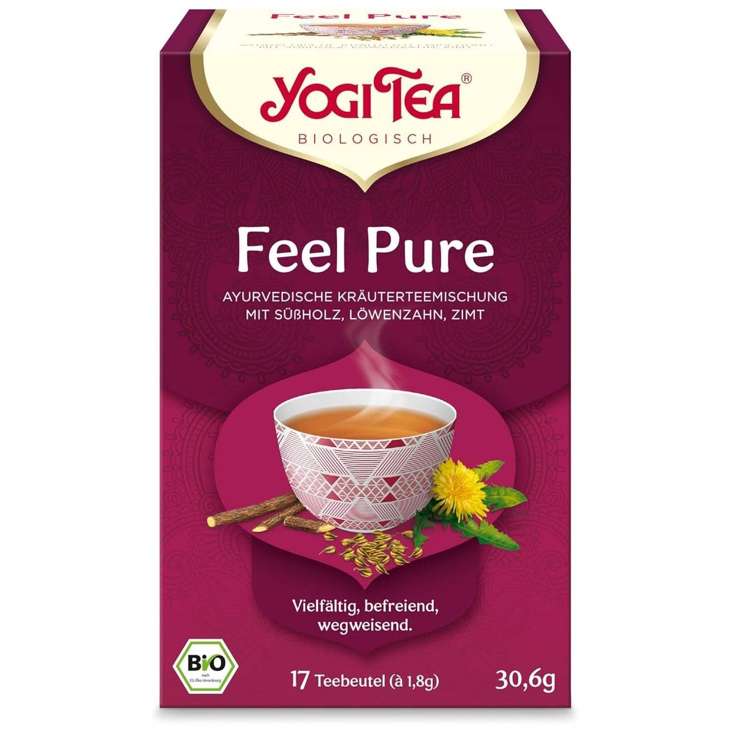 Yogi Tea Alpha Bio Detox, 17 zakjes, 30,6 g